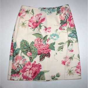 A PERFECT DAY IN PARADISE Women's Floral Skirt Size 6